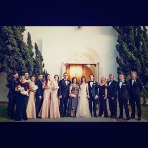 Alfred Sung flush pink dress-size 6